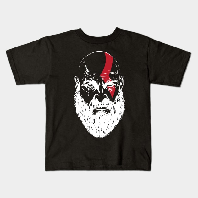 Kratos 2 Kids T-Shirt by keithmagnaye